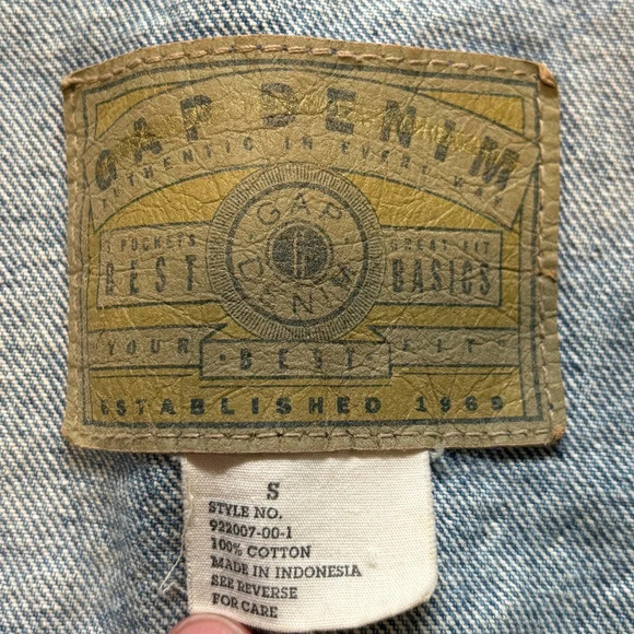 Gap Jean Denim Oversized Jacket - Picture 2 of 10